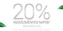 20% kedvezményes napok